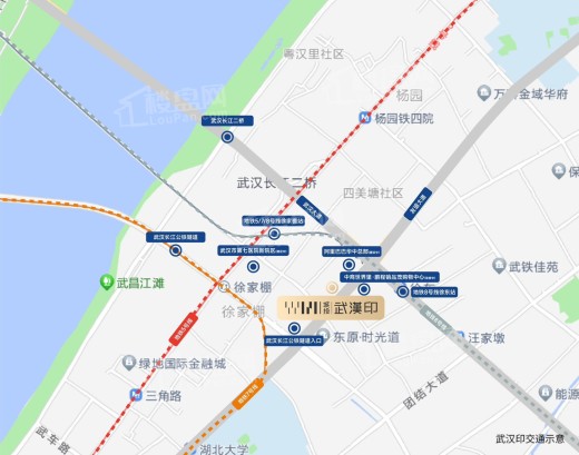 城投武汉印位置图